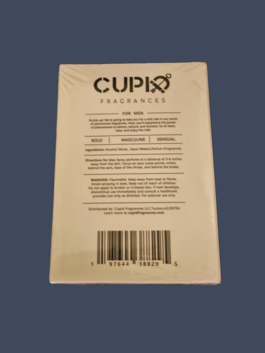 Cupids Original EDP Hypnosis 2.0 Pheromone-Infused Cologne for Men